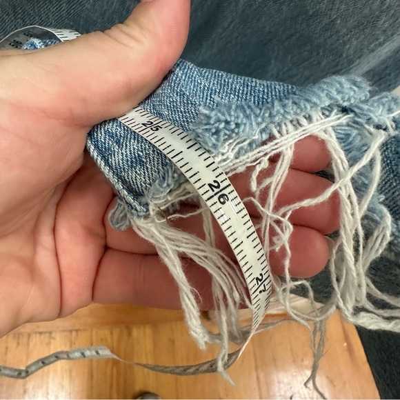 Madewell the curvy perfect vintage wide leg crop Light Blue Denim Jeans 32 - Picture 3 of 10